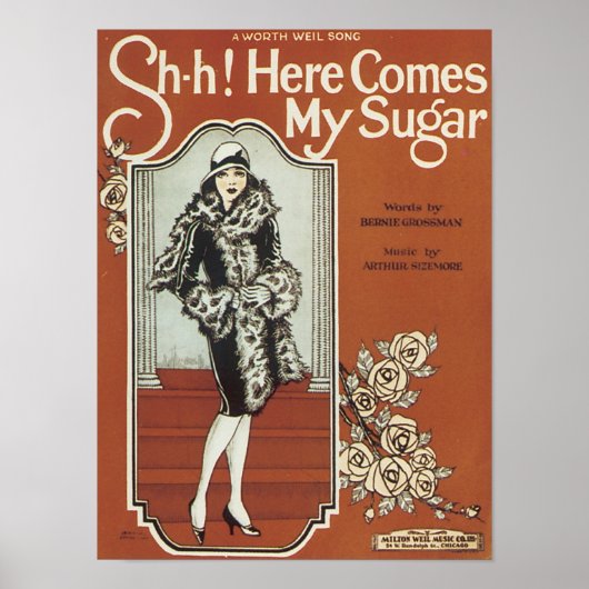 Here's 来 My SugarヴィンテージSongbook Cover ポスター (正面)