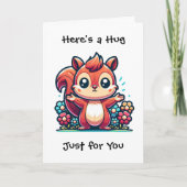 Here's a Hug, Just for You | Friendship & Support カード (正面)