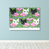 Heres Look You キャンバスプリント (インサイチュ (ウッドフロア))