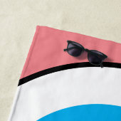 Heres Looking You Big Eye Pink ビーチタオル (インサイチュ)