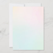 Here's The Scoop Colorful Kid's Ice Cream Birthday 招待状 (裏面)