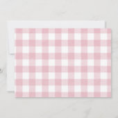 Here's The Scoop Ice Cream Bow 1st Birthday Photo 招待状 (裏面)