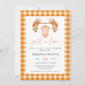 Here's the Scoop Ice Cream summer Baby Shower 招待状 (正面)