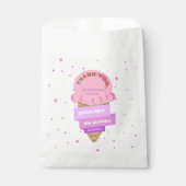 Here's The Scoop Ice Cream Sweet Pink Birthday フェイバーバッグ (正面)