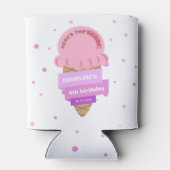 Here's The Scoop Ice Cream Sweet Pink Birthday 缶クーラー (裏面)