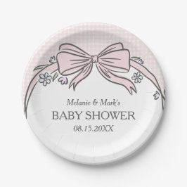 Here's the Scoop Pink Ice Cream Sundae ペーパープレート