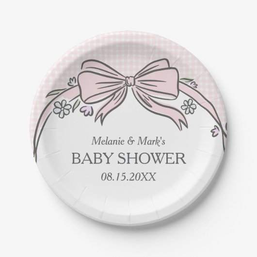 Here's the Scoop Pink Ice Cream Sundae ペーパープレート (正面)