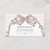 Here's the Scoop Pink Ice Cream Sundae Baby Shower エンクロージャーカード (正面)