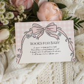 Here's the Scoop Pink Ice Cream Sundae Baby Shower エンクロージャーカード