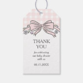 Here's the Scoop Pink Ice Cream Sundae Favor ギフトタグ (正面)