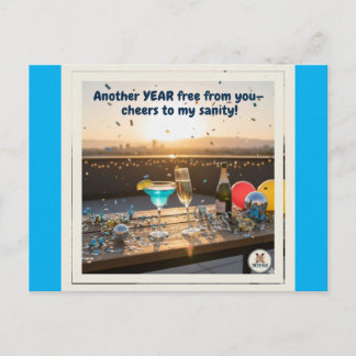 Here's to sanity シーズンポストカード