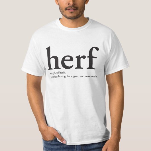 Herfの記述 Tシャツ (正面)