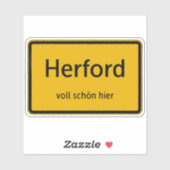 Herford Aufkleber Sticker Autoaufkleber シール (シート)