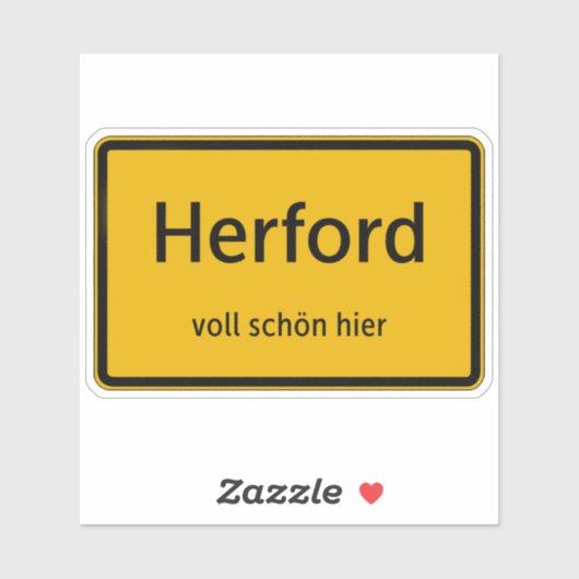 Herford Aufkleber Sticker Autoaufkleber シール (シート)