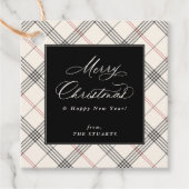 HERITAGE | ニュートラル タータン クリスマス フェイバータグ (正面)