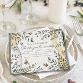 Heritage Botanical Bee Wedding Rustic Garden Boho  ゲストブック