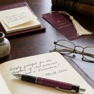 Heritage Burgundy Leather Style ボールペン