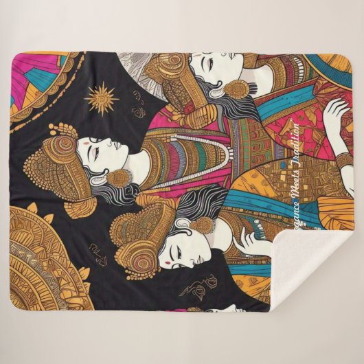 "Heritage Celebrations Redefined" シェルパブランケット (正面(横))