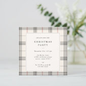 HERITAGE | Cream Tartan Christmas Party 招待状 (スタンド正面)