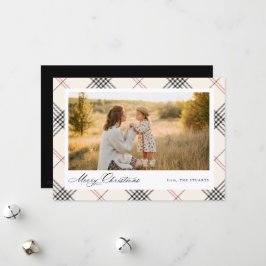 HERITAGE | Cream Tartan Photo シーズンカード