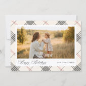 HERITAGE | Cream Tartan Photo シーズンカード (正面)