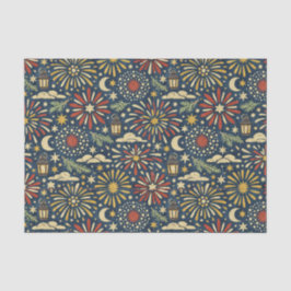 Heritage Firelight Celebration Pattern 薄葉紙