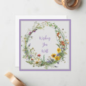 Heritage Floral Wreath Note Cards Pack ノートカード (正面/裏面インサイチュ)