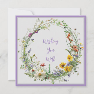 Heritage Floral Wreath Note Cards Pack ノートカード
