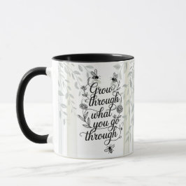 Heritage Grow Through What You Go Through 引用 マグカップ