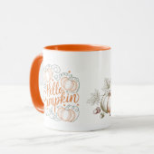 Heritage | Hello Pumpkin Fall | Cute Autumn Fall マグカップ (正面左)