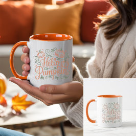Heritage | Hello Pumpkin Mug – Cute Autumn Coffee マグカップ