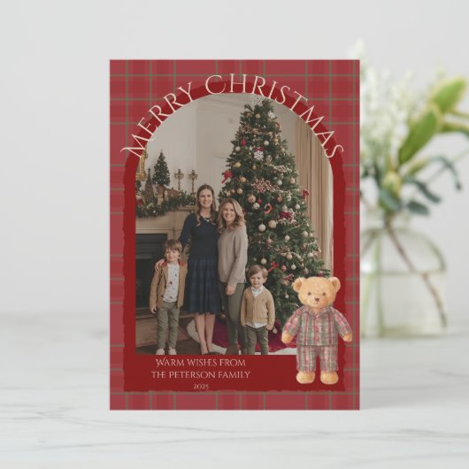 Heritage Holiday Bear Card (スタンド正面)