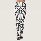 Heritage Lattice line Tudor Architecture inspired レギンス (裏面)