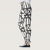 Heritage Lattice line Tudor Architecture inspired レギンス (左)