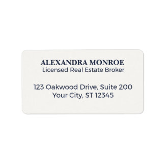 Heritage Luxury Real Estate Address Labels ラベル
