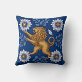 Heritage Motif Lion Throw Pillow クッション (裏面)