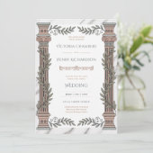Heritage | Neoclassical Greco-Roman Wedding 招待状 (スタンド正面)