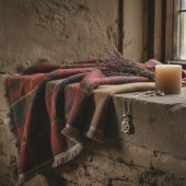 Heritage Red Plaid - Warm, Woven Tradition スローブランケット