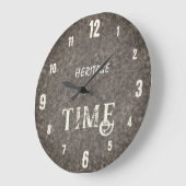 Heritage Time Vintage ラージ壁時計 (傾斜)