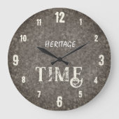 Heritage Time Vintage ラージ壁時計 (正面)