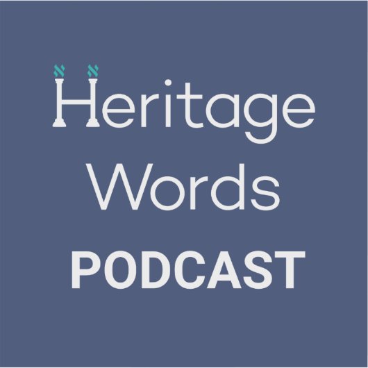 Heritage Words Podcast  シール (正面)