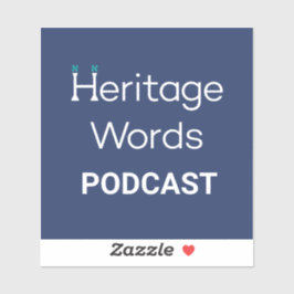 Heritage Words Podcast  シール
