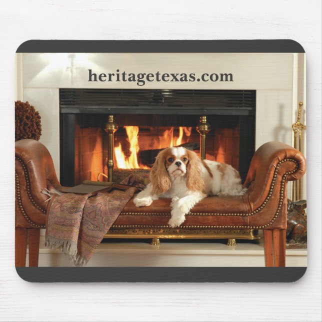 heritagetexas犬blkのmkousepad マウスパッド (正面)