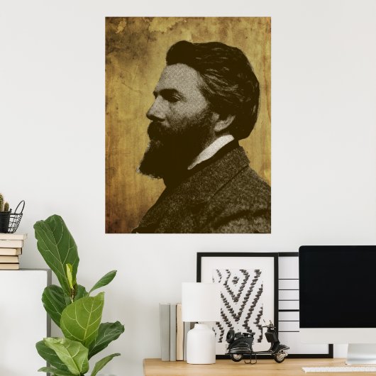 Herman Melville ポスター (ホームオフィス)