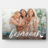 Hermanas Script スペインの Sisters写真 フォトプラーク (正面)