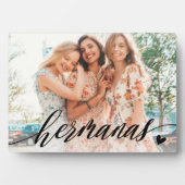 Hermanas Script スペインの Sisters写真 フォトプラーク (正面)