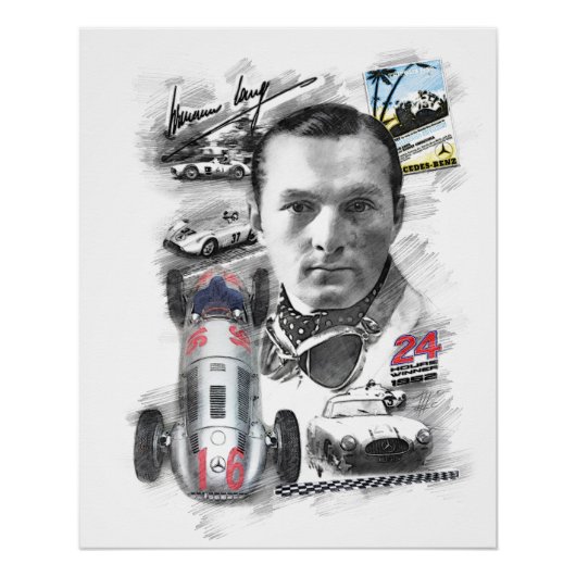 Hermann Lang ポスター (正面)