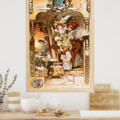 Hermann Vogel - Cinderella ポスター (キッチン)