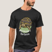 Hermannu2019s Tortoise  and Cute Tortoise Tシャツ (正面)