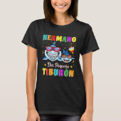 Hermano del Pequeño Tiburón fiesta de cumpleaños t Tシャツ (正面)